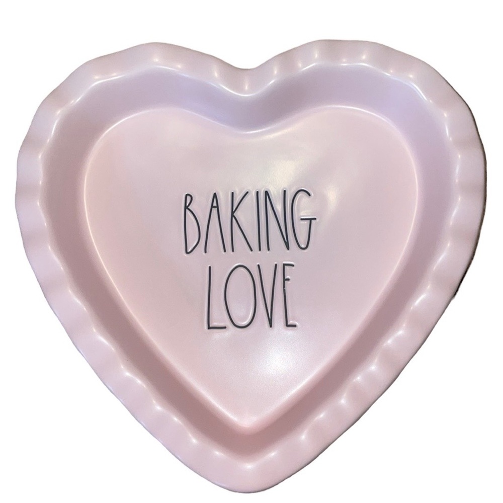 Rae Dunn BAKING LOVE Pie Plate